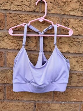 4/$25 • Infinity Lilac Racerback Sports Bra